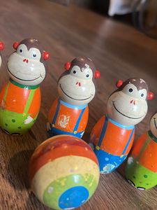 Exclusive Premium Wooden Bowling Set