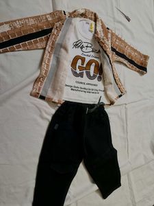 Stylish 3-Piece Outfit for Boys size 16
