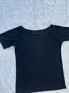 Classic Black Off-Shoulder Top