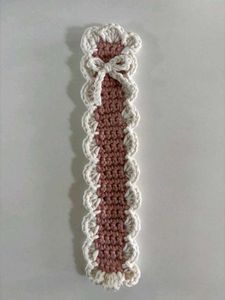 Cute Whale Crochet Bookmark