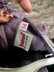 Lilac Party Dress with Matching Shoes