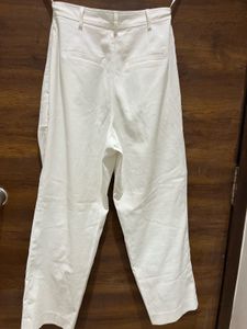 Off-white Colour Baggy Trousers