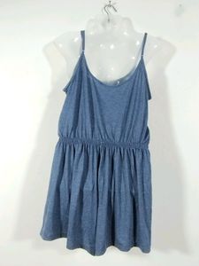 H&amp;M Blue Single Strap Short Jumpsuits (Women)