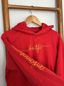 Cozy &amp; Beautiful Red Hoodie – Pre-loved Deal