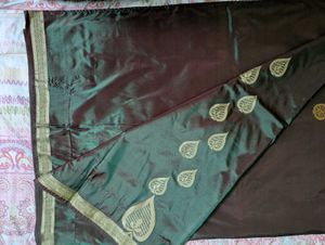 Semi Silk saree with stitched blouse