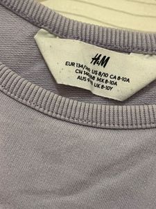 H&amp;M Lilac Grazie Mille Long Sleeve sweat-tshirt