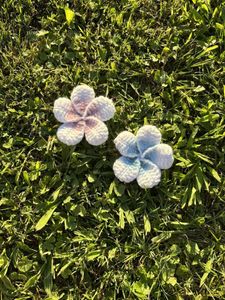 Crochet Sunflower Hair Clip