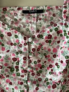 Zara Cotton Ladies Crop Top