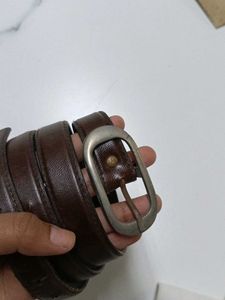 Classic Brown Leather Belt