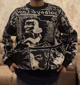 Graphic Print Sweater