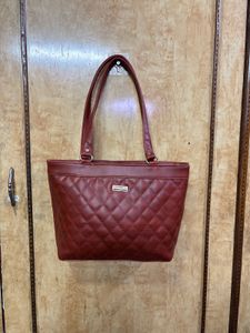 Faux Leather Tote Bag