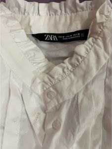 Zara Ruffled Puff Sleeve Blouse