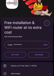 Airtel Free WiFi Connection
