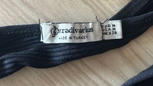 STRADIVARIUS Ribbed Tank Bodysuit