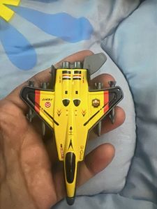 yellow fighter jet
