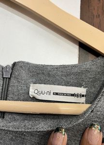 Grey Embellished Sweatshirt Top