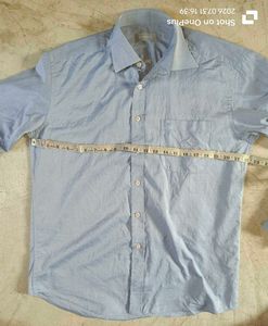 NINA RICCI OG Men's Light Blue Long Sleeve Shirt