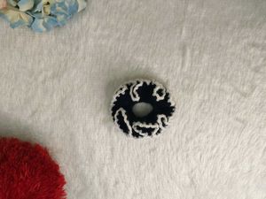 Handmade Crochet Sunflower Hair Clip