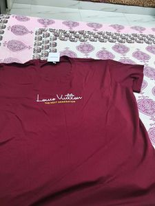 Maroon Graphic Tee