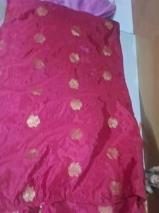 Vibrant Pink Silk dupatta