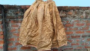 Golden Heavy Gher Skirt