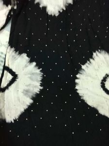 Black &amp; White Tie-Dye dress