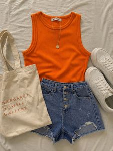 Orange Tank Top