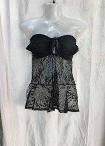 69. Elegant Black Lace Babydoll