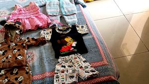 5 set Cute Baby Girl Outfits Bundle