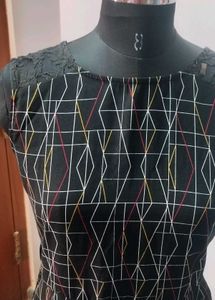 Geometric Print Dress