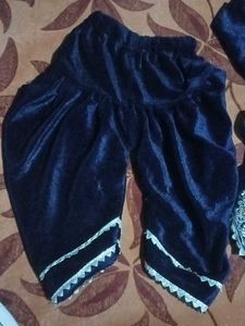 Festive Velvet Ethnic Dress