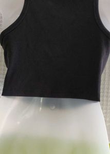H&amp;M Ribbed Cropped Tank Top