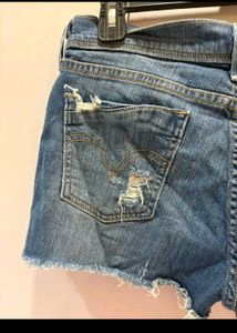 Levi's Distressed Denim Shorts