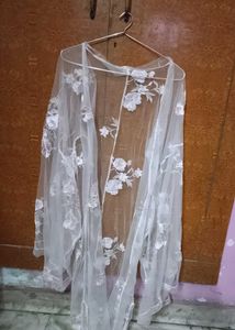 Stylish Mesh Sheer Shrug