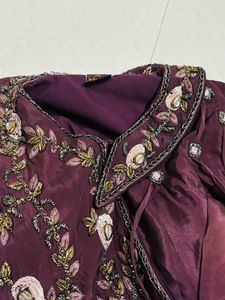 Embroidered Ethnic blouse and palazzo Set