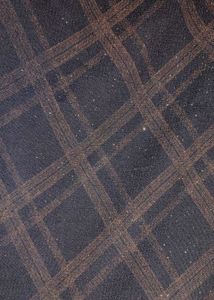 Sparkling Black Plaid Fabric