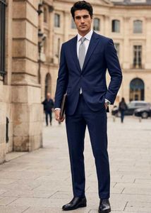 Men's Navy Blue Suit