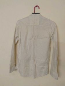 Men's Casual Cream Shirt