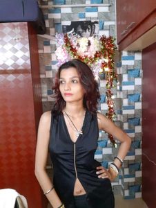 Sleeveless Black Party Top