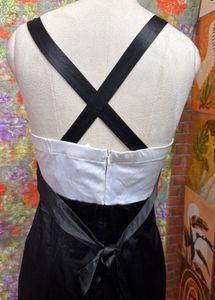 Elegant Black &amp; White Cocktail Dress