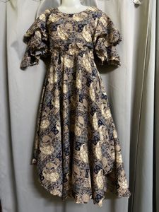 Boho Paisley Print Midi Dress