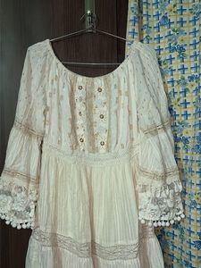 Bohemian Chic Off-Shoulder Tiered Dress