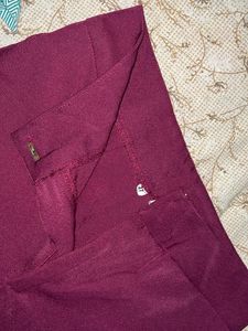 Elegant Plum Palazzos