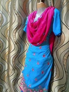 Blue Wedding Suit With free Kurta