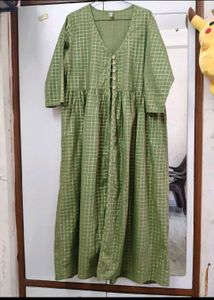 Aks Green Kurta Set with Pants
