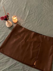 H&amp;M Leather Skirt