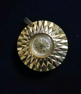 Antique|Vintage Gold Plated on Brass Pendant Watch