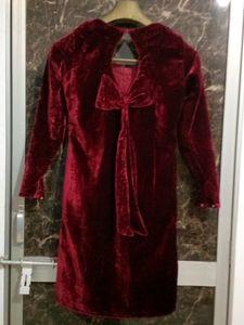 Velvet Maroon One Piece