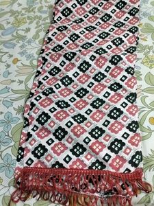 Block printed traditional stole