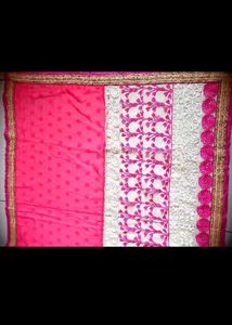 Elegant Embroidered Sari